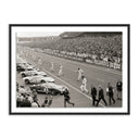 Verity Images - Start Of The Le Mans Race by Getty Images - 48X36 Black Maple