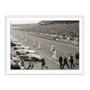 Verity Images - Start Of The Le Mans Race by Getty Images - 48X36 White Maple