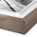 The Beatles Running In A Hard Days Night - 32X24 Rustic Walnut