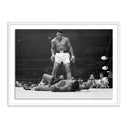 Legacy Muhammad Ali Taunting Sonny Liston by Getty Images - 48X36 White Maple