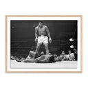 Legacy Muhammad Ali Taunting Sonny Liston by Getty Images - 48X36 White Oak