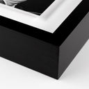 Muhammad Ali Punching Joe Frazier by Getty Images - 40X30 Black Maple