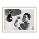 Muhammad Ali Punching Bag by Getty Images - 48X36 White Oak