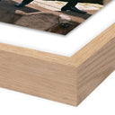 Iconic Beatles Portrait by Getty Images - 32X32 White Oak