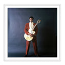Aether Chuck Berry Portrait Session by Getty Images - 32X32 White Maple
