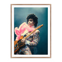 Prince Live At The Forum by Getty Images - 36X48 Rustic Walnut