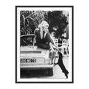 Artistry Luxe Brigitte Bardot With Dashchund by Getty Images - 18X24 Black Maple
