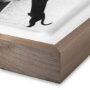 Artistry Luxe Brigitte Bardot With Dashchund by Getty Images - 24X32 Rustic Walnut