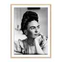 LuxeArt Frida Kahlo by Getty Images - 30X40 White Oak