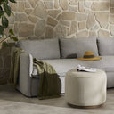 Aria Outdoor Ottoman - Hayes Cream