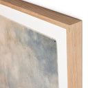 Luxe Artistry Blue Splendor by Aileen Fitzgerald - 60X40 White Oak Framed Paper