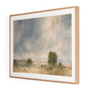 Luxe Artistry Blue Splendor by Aileen Fitzgerald - 60X40 White Oak Framed Paper