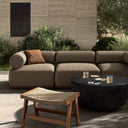 Luxe Haven Lenox Outdoor 3-Piece Sectional - Alessi Fawn 3 Piece