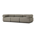 Luxe Haven Lenox Outdoor 3-Piece Sectional - Alessi Fawn 3 Piece