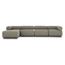 Aurelia Outdoor 4-Piece Sectional - Alessi Fawn