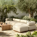 Aurelia Outdoor 4-Piece Sectional - Alessi Linen