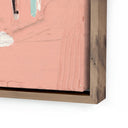 Luxe Artistry The Love Within No 1 by Allison Rohland - 32X32 Rustic Walnut