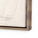 Heartfelt The Love Within No 2 by Allison Rohland - 40X40 Rustic Walnut