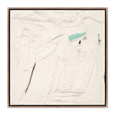 Heartfelt The Love Within No 2 by Allison Rohland - 32X32 Rustic Walnut