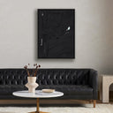 Wherever You Go Thats Where I Am No 1 - 30X40 Black Maple