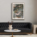 Timeless Vision The Future Has An Ancient Heart by Allison Rohland - 30X40 Rustic Walnut