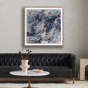 Serene Where The Streets Have No Name by Allison Rohland - 40X40 Rustic Walnut