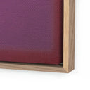 Canvas Violet Composition Violet by Charles Stuart - 24X32 White Oak