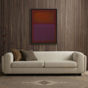Aria Composition Burgundy by Charles Stuart - 30X40 Black Maple