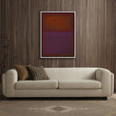 Aria Composition Burgundy by Charles Stuart - 30X40 Whtie Maple