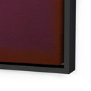 Aria Composition Burgundy by Charles Stuart - 18X24 Black Maple