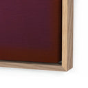 Aria Composition Burgundy by Charles Stuart - 24X32 White Oak