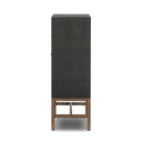 Verity Fiona Bar Cabinet - Black Raffia