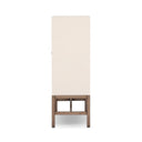 Verity Fiona Bar Cabinet - Ivory Painted Raffia