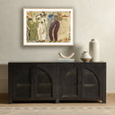 Playful Spirit Dart Boy by Caroline Pinney - 40X30 White Oak