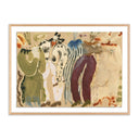 Playful Spirit Dart Boy by Caroline Pinney - 48X36 White Oak