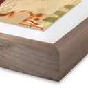 Playful Spirit Dart Boy by Caroline Pinney - 24X18 Rustic Walnut