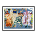 Timeless Boy With The Blues II by Caroline Pinney - 48X36 Black Maple