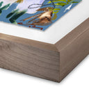 Timeless Boy With The Blues II by Caroline Pinney - 24X18 Rustic Walnut