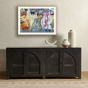 Timeless Boy With The Blues II by Caroline Pinney - 40X30 White Oak