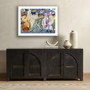 Timeless Boy With The Blues II by Caroline Pinney - 40X30 White Maple