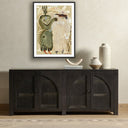 Aria Collection Sun King by Caroline Pinney - 30X40 Black Maple