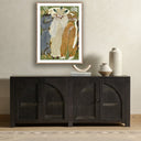 Guiding Light The Beacon by Caroline Pinney - 30X40 Rustic Walnut