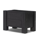 Caden Perot Nightstand - Aged Black Pine