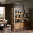 Lumina Orwin Wide Bookshelf - Worn Oak