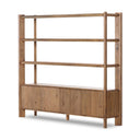 Lumina Orwin Wide Bookshelf - Worn Oak