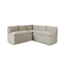 Elite Andre Slipcover Dining Banquette L-Shape - 80