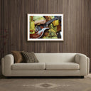 LuxeArt Tams Guitar by Ella Virginia West - 40X30 Rustic Walnut