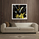 Verano Baja Polaroid No 1 by Ella Virginia West - 40X40 Rustic Walnut