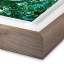 Luxe Haven Green Dose No 2 by Ella Virginia West - 30X40 Rustic Walnut