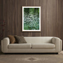 Luxe Haven Green Dose No 2 by Ella Virginia West - 30X40 Rustic Walnut